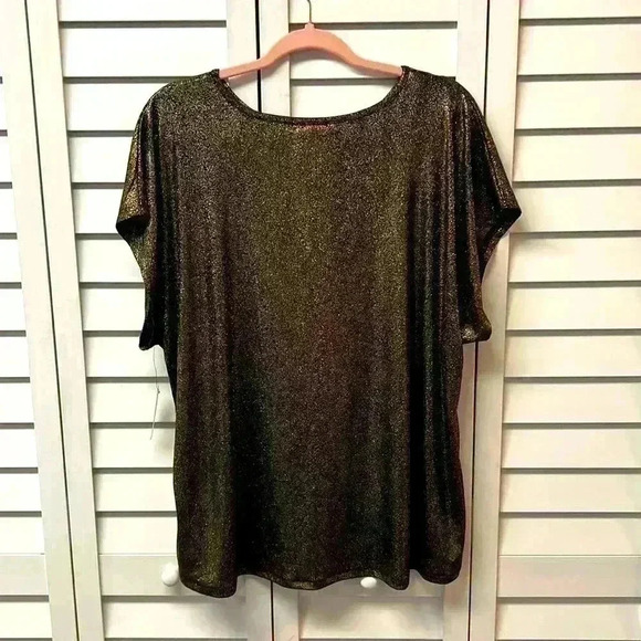 Cure Black & Gold Top Size 3XL NWT - Picture 5 of 5